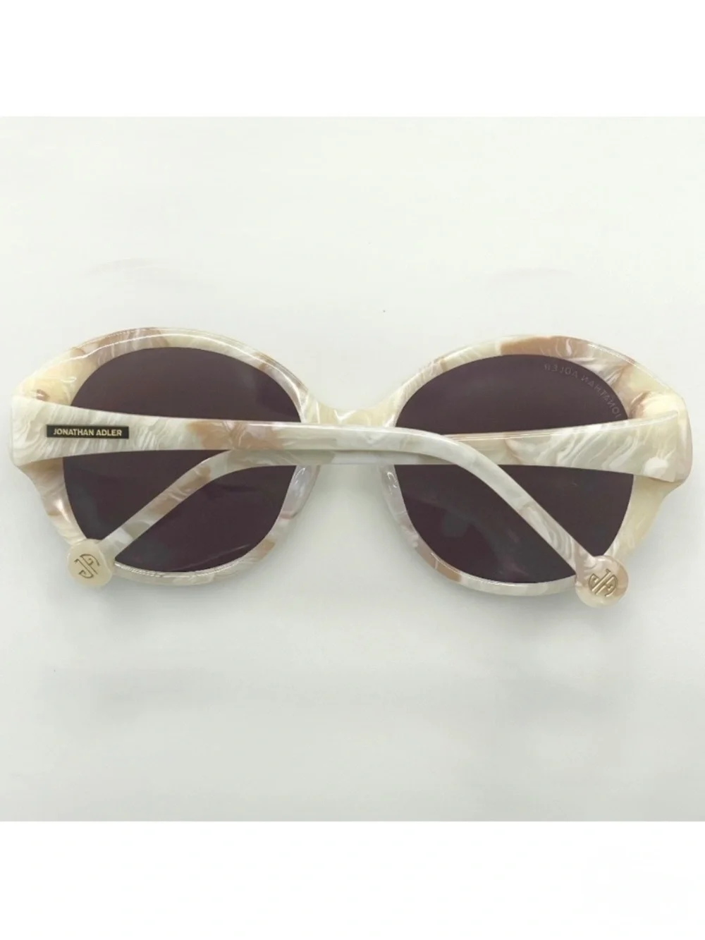 Jonathan Adler Bone Malibu Sunglasses